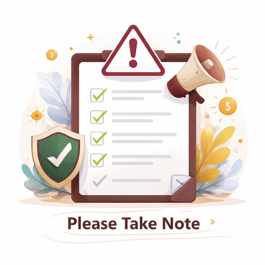 Please Take Note – AHC 2026 Guidelines